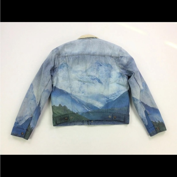 Rare Find Polo Ralph Lauren Mountainscape Denim Jacket. NWT. Size Medium. - Picture 5 of 10